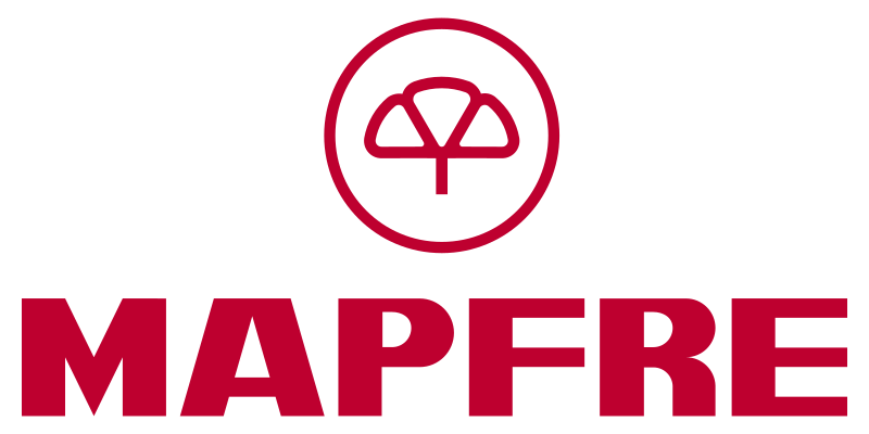 Logo de Mapfre, aseguradora con la que trabajamos