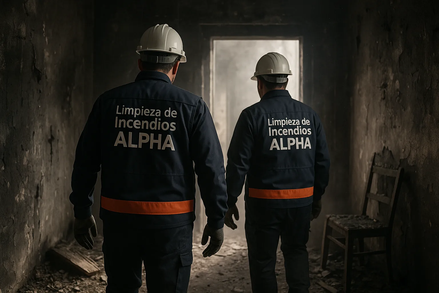 Limpieza Despues de Incendio en Toledo (antes)
